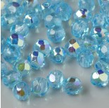 Zdjęcie - Fire Polish Aquamarine AB (X60020) 4mm